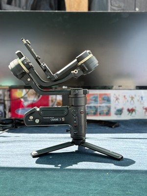 Zhiyun Crane 3S 3-Axis Handheld Stabilizer for Canon Nikon Sony Camera w/ Extras