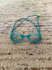 Speedo Kids Swim Goggles Teal Blue Green Adjustable Strap Youth