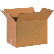 B151012 Corrugated Boxes, 15"L x 10"W x 12"H, Kraft Pack of 25 