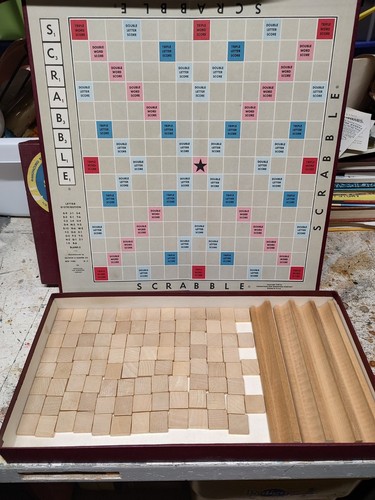 HTF! COMPLETE Vintage 1948 1953 SCRABBLE Board Game w/ EXTRAS SELCHOW & RIGHTER - Picture 4 of 16