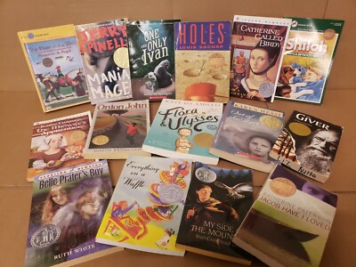 Lot of 5 Newbery Honor Award Winning Chapter Children Kid Book SET AR RANDOM MIX