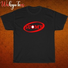 Nuova maglietta unisex Suomy Helmet logo americano nero/grigio/marino/bianco taglia S-5XL