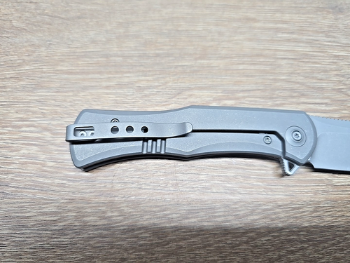 WE Knife Co. Primoris Flipper WE20047A-1 (Gray Titanium, Stonewashed /20CV) - Picture 8 of 14