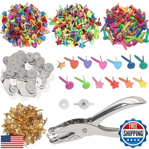 400 Pcs Mini Brad Paper Brads Fastener, Multicolor Metal Brad Split Pins Past - 第 1/5 張圖片
