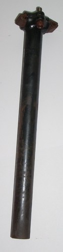 Tige de selle Microadjust noire 25,4 mm de 2004 Haro Ryan Nyquist R2 BMX Bike Mirra - Photo 2/2