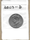 2007-D  Kennedy Half Dollar.