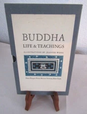 BUDDHA LIFE & TEACHINGS Peter Pauper Press classic illustrated Book w/ slipcase