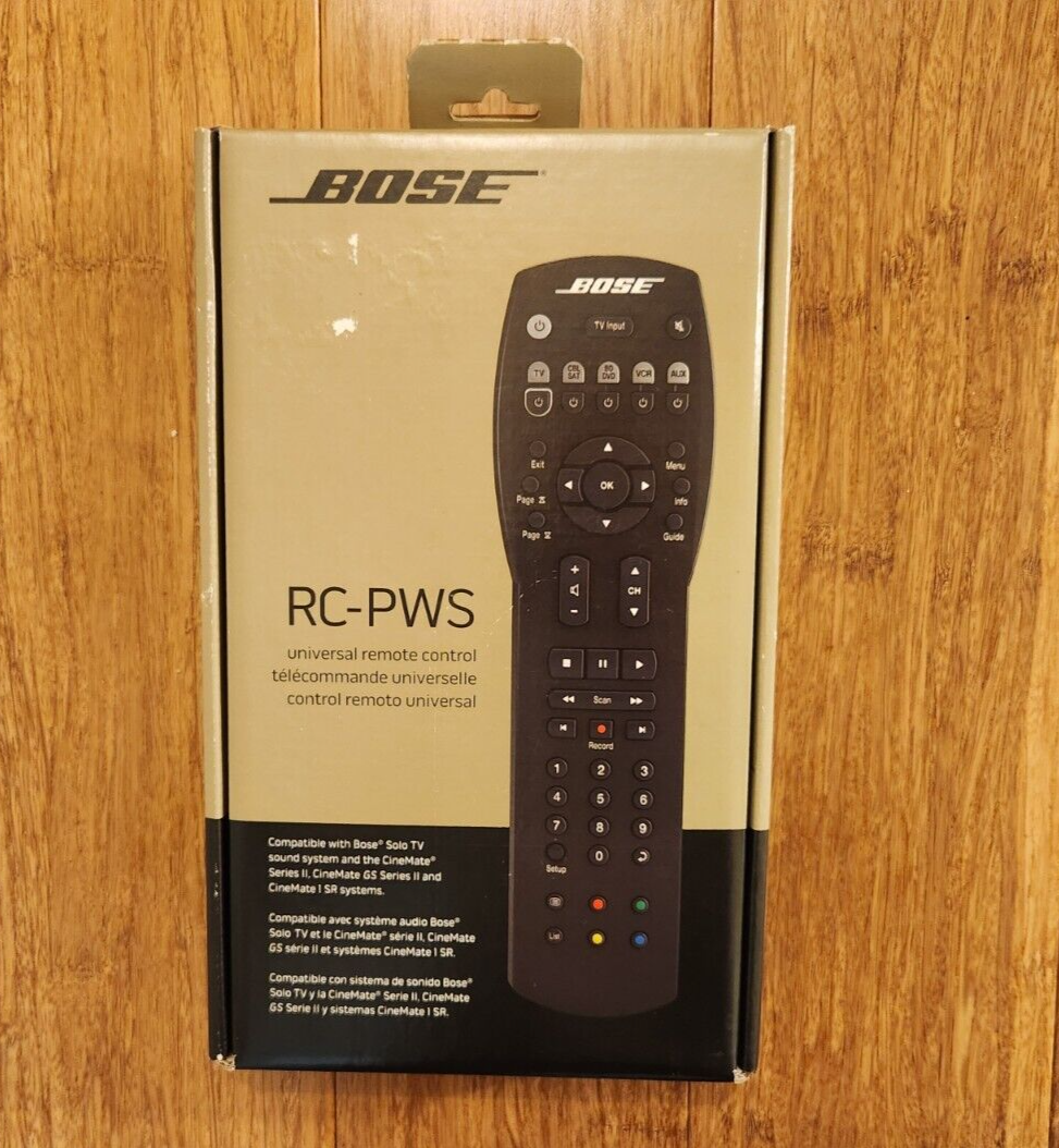 Bose Solo TV Rc-pws Universal Remote Control Cinemate Series for sale ...
