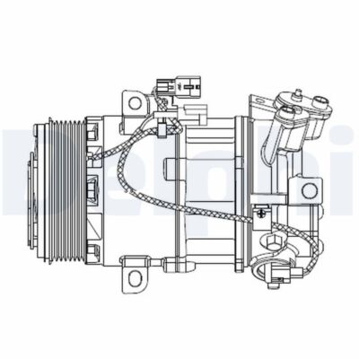 DELPHI CS20550 Kompressor, Klimaanlage für RENAULT