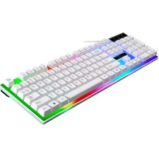 Adjustable Rainbow LED Wired USB Gaming Keyboard For PC Laptop PS4 Xbox One 360