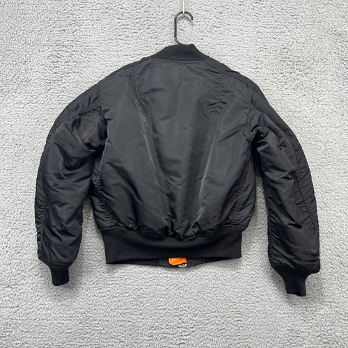 Vintage US Air Force Reversible Flyers Flight Jacket Mens S Bomber Military MA-1 - Picture 2 of 16