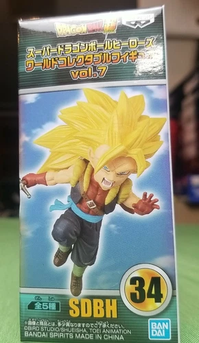 Gotenks Mini Estatua 4" Bandai BanPresto WCF Dragon Ball Z SDBH Volumen 7 #34