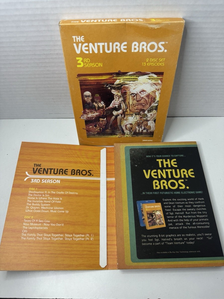 The Venture Bros.: Seasons 1-3 DVD 1 2 3 Adult Swim Adult Comedy