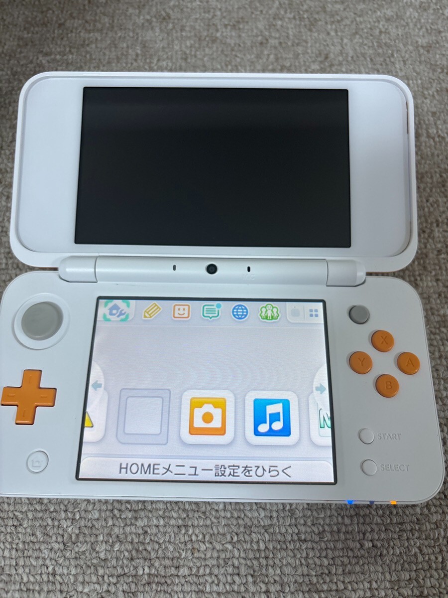 New Nintendo 2DS XL LL White x Orange Console region Japanese 