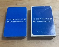 VINTAGE UNITED AIRLINES Playing Cards Complete No jokers