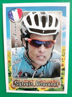 CYCLING cycling card SYLVAIN CHAVANEL team QUICK STEP Tour de France