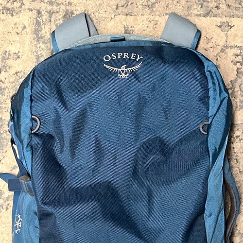 Osprey Ultralight 20L Waterproof Dry Sack Backpack Blue W/ Rain Guard Hiking - Picture 2 of 8