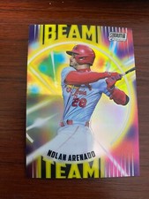 2022 Topps Stadium Club Chrome Nolan Arenado Beam Team Cardinals