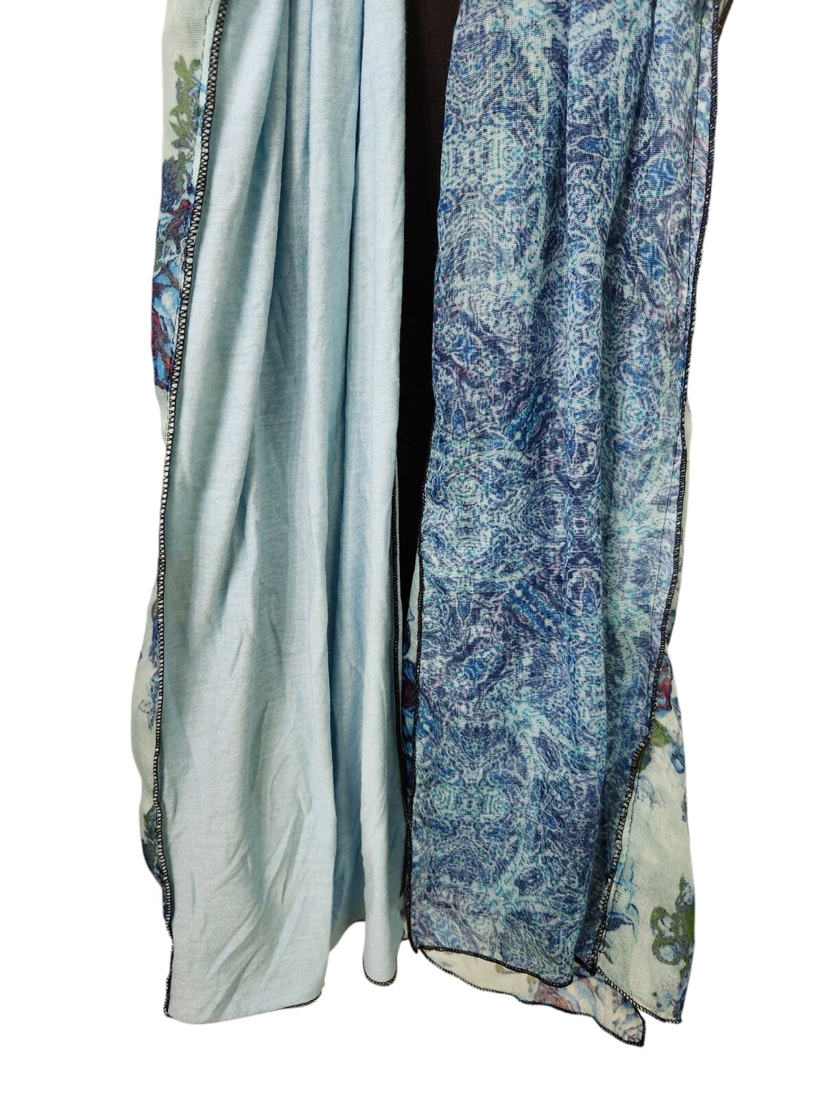 BCBGeneration Large Floral Blue Multiple Patterns… - image 2