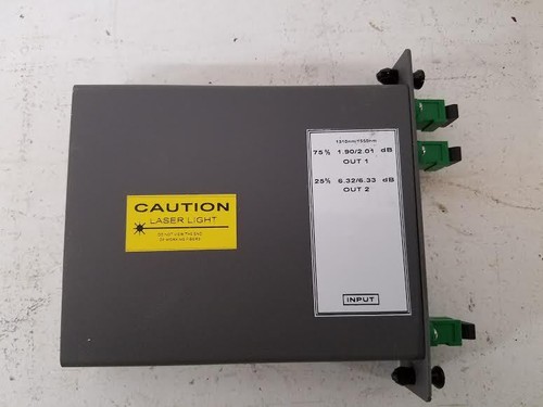Harmonic SC/APC  1x2 Fiber Optic Splitter Module 1310/1550nm (75/25 split)