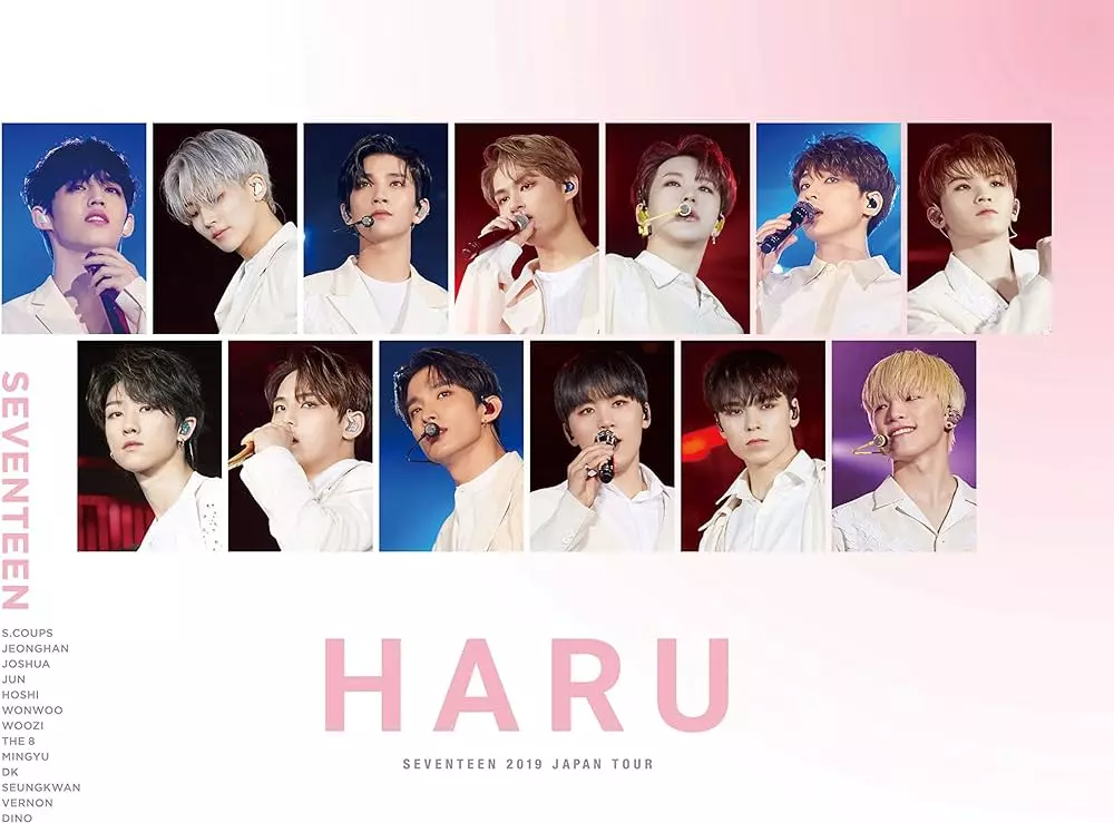 SEVENTEEN 2019 JAPAN TOUR HARU Limited Edition 2 DVD+Photo book Japan  PROV-3070