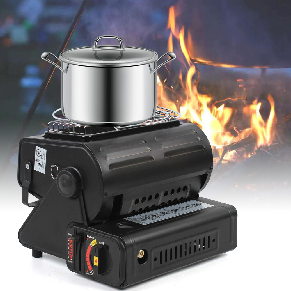 Portable Butane Gas Heater Camping Gas Cooker Radiant Heater Tent Heater  Ceramic | eBay