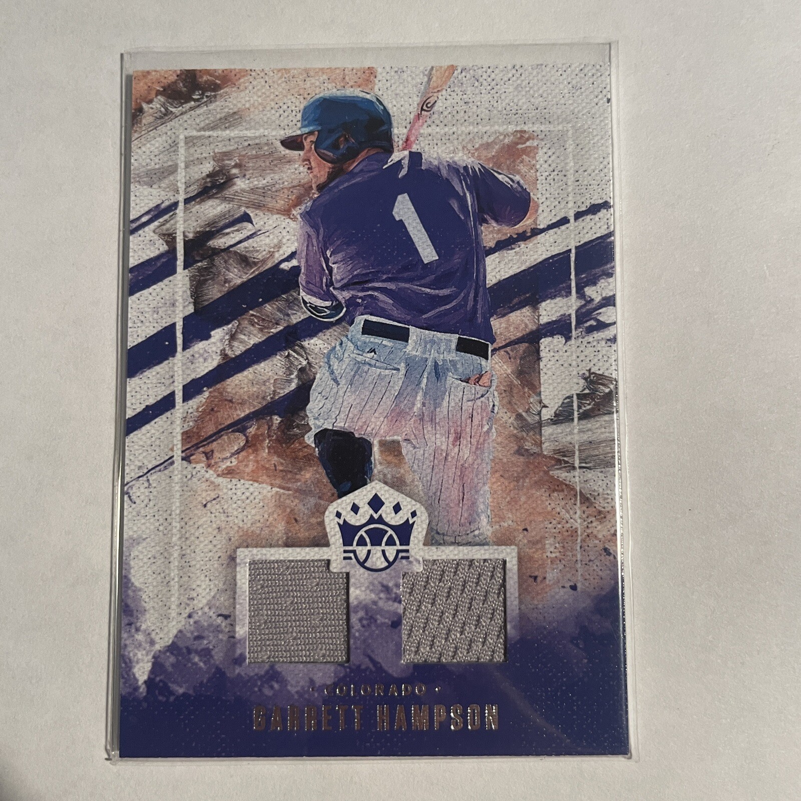 Garrett Hampson #DMS-GH 2019 Panini Diamond Kings Baseball DK Materials