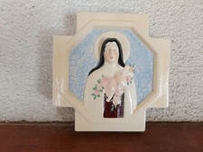 VIERGE EN FAIENCE DE DESVRE