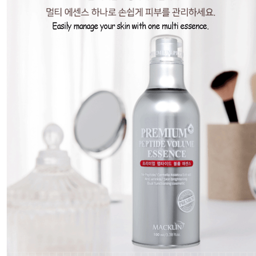 Macklin Premium Peptide Volume Essence 100 ml (3,38 oz) antienvejecimiento, blanqueamiento, arrugas - Imagen 10 de 13