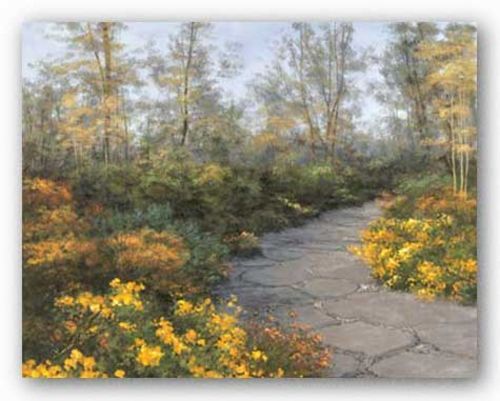 Step Into Autumn Diane Romanello Art Print 28x22 - Picture 1 of 1