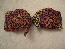 Pink Victoria's Secret Women's Swimwear Animal Print Bikini Top XSmall