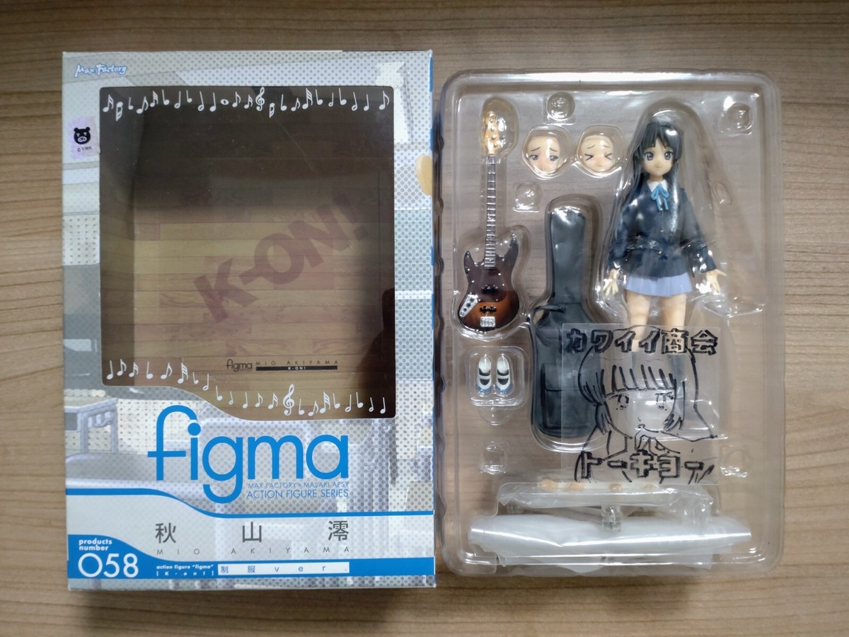 figma 秋山澪 058 K-ON! Mio Akiyama Figma 58 Action Figure Max Factory | eBay