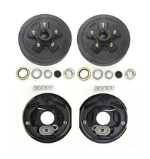 LIBRA 5 on 4.5" B.C. Trailer Hub Drum Kits with 10" x2-1/4 Electric Brakes fo...