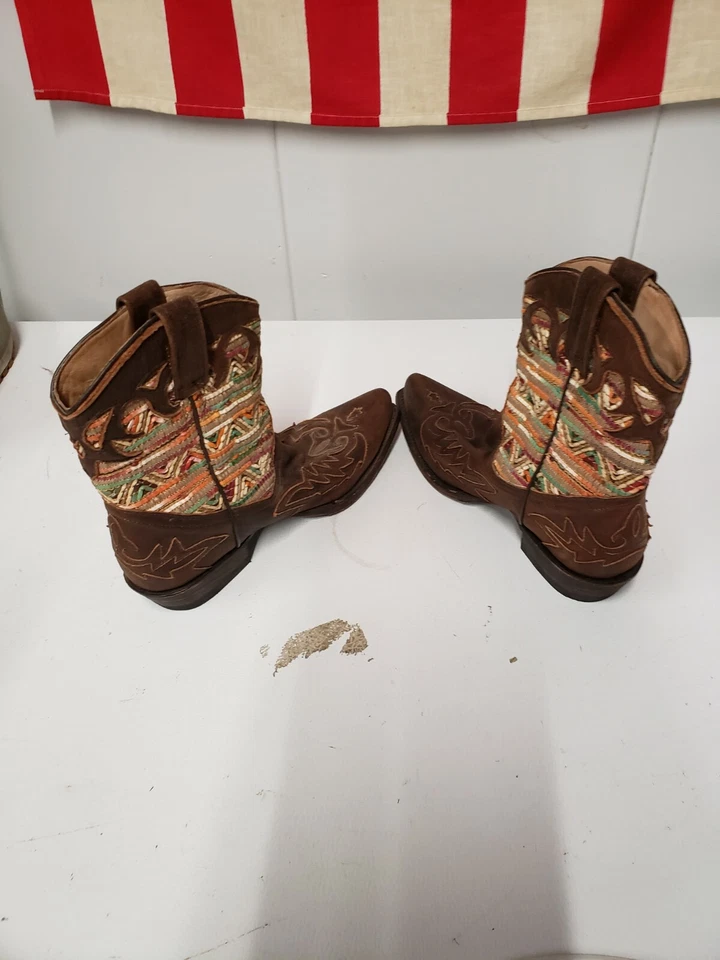 Botas cortas mujer. Talla 6,5 Stetson. Cuero Foto 3 de 4