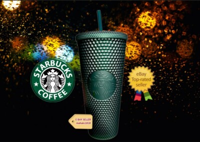 New Starbucks 2022 Matte Dark Green Soft Touch Studded 24oz Venti  Tumbler | eBay