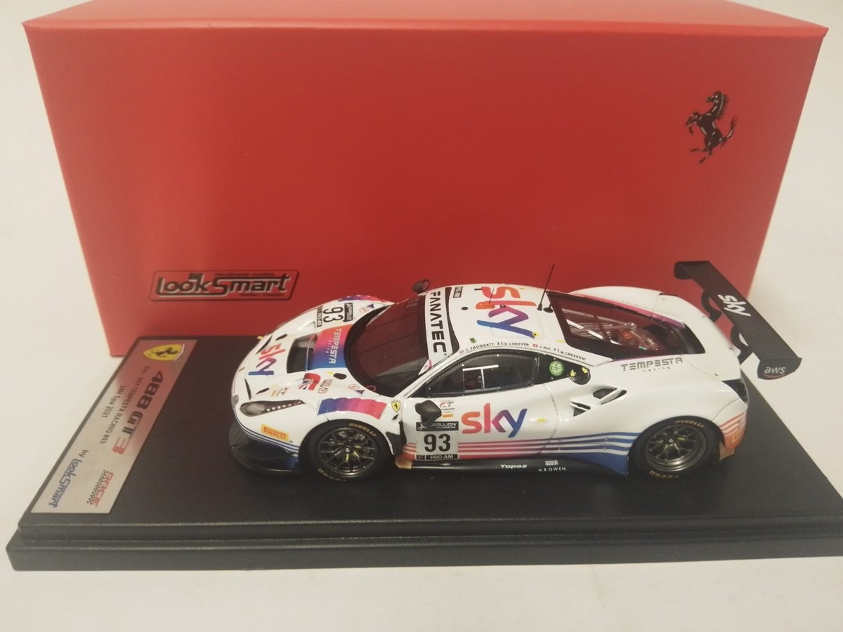 Achetez LSRC107 - Looksmart 1:43 LOOKSMART Ferrari 488 Gt3 Evo Team Rinaldi Racing #33 24H Spa 2021 B.Hites F.Crestani D.Perel Red LSRC107 ( - Voiture de Courses