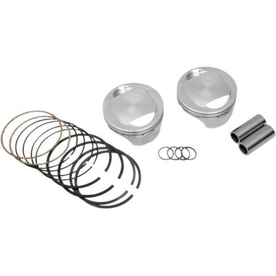 KB Performance KB258+10 Cast Piston Kit 80ci.,Flat Top-.010in. Oversize to