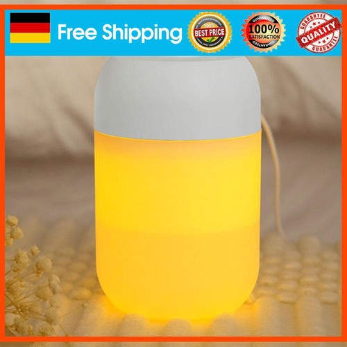 neu USB Quiet Air Humidifier with Night Light 300ML Essential Oil Diffuser (Whit
