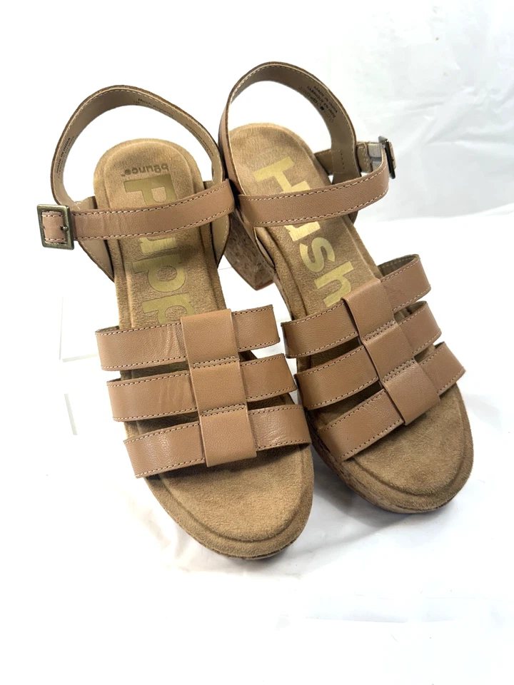 Sandalias de tacón Hush Puppies con plataforma de amapola talla 7 tacón de corcho Foto 4 de 4