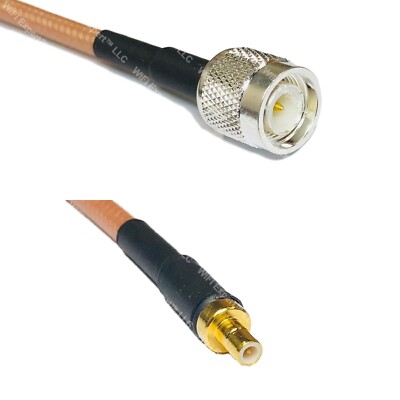 RG400 TNC MALE to SMB MALE RF Cable FAST-SHIP LOT