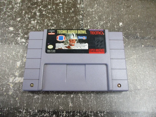 Nintendo Tecmo Super Bowl Cartridge Game Only Untested
