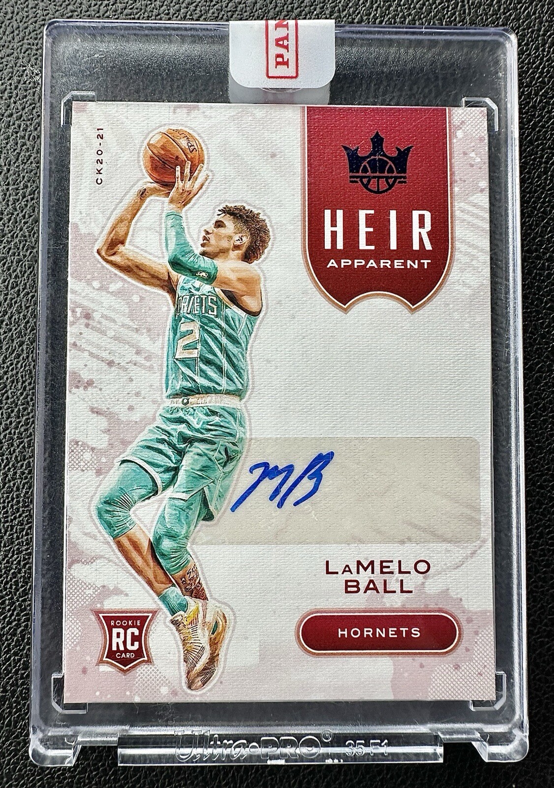 2020-21 Court Kings LaMelo Ball Sapphire Heir Apparent/25 Auto Super Rare!