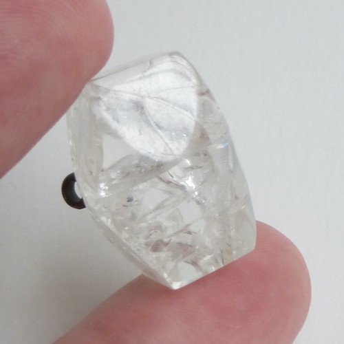 Button Antique - ~Lucite~ Crackle - 21 MM - 20th Century - Vintage Lucite - Picture 3 of 7