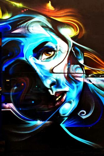 Graffiti Arte Callejero en Camden Town Londres Nuevo Número Primera Inglaterra Reino Unido Fotografía Fotográfica - Imagen 1 de 1