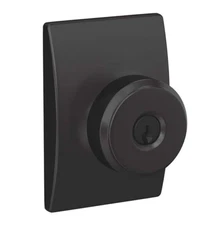 SCHLAGE F51A BWE 622 CEN Bowery Knob with Century Trim Keyed Entry Lock