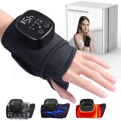 4 in 1 Hand Massager for Arthritis and Carpal Tunnel, Latest Cordless Hand Massa