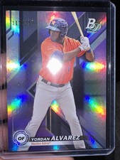 2019 Bowman Platinum Wal-Mart Top Prospects Yordan Alvarez Purple Foil /250 (RC)
