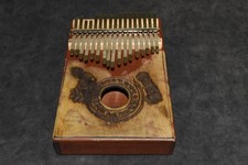 Vintage Wooden Kalimba Thumb Piano 17 key