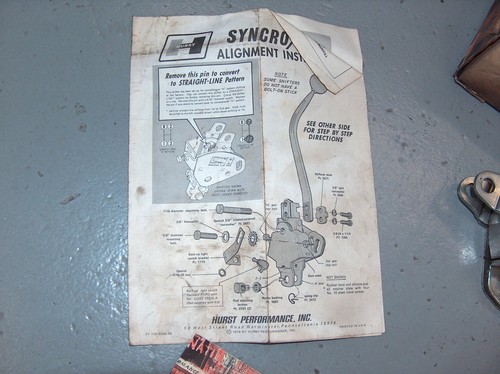 Ford Toploader Hurst Syncro/Loc Dual Pattern 3 Speed Shifter w/Linkage 290-6220 - Picture 5 of 22