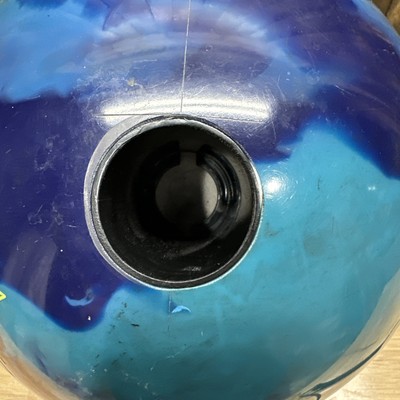 900 Global Xponent Bowling Ball 15lbs Blue Solid Reactive